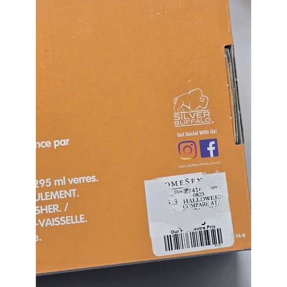 HELLO KITTY HALLOWEEN Set Of Four 10 oz(295 ml) Each Glass Cups - Picture 8 of 10